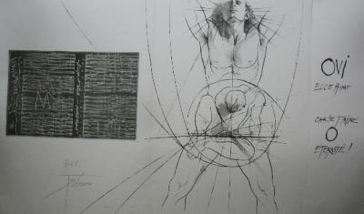 Pierre-Yves TREMOIS - Ecce Homo - Gravure signée au crayon 2