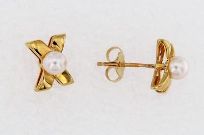 Boucles d’Oreille OR 18 Carats et Perles de culture 2