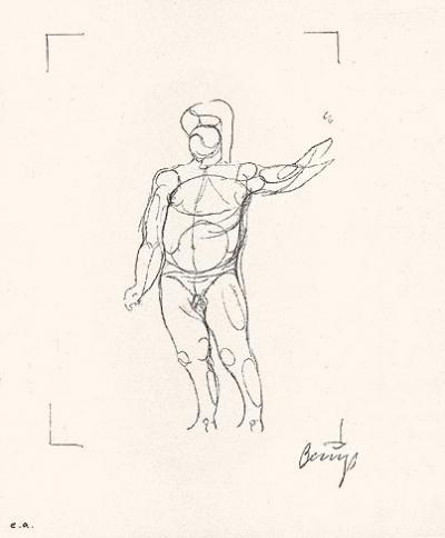 Joseph BEUYS - Codices Madrid 1, 1965 - Lithographie signée au crayon 2