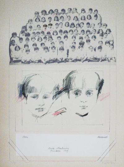 Roser Bru Montserrat Lithografie Mit Pragung Zeitgenossische Kunst Plazzart