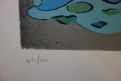 Jean HELION : Femme blonde, Lithographie originale signée 2
