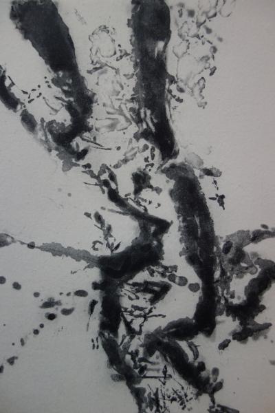 Zao WOU-KI : Composition abstraite, 1996 - Gravure originale à l’aquatinte 2