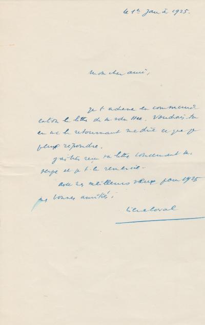 Pierre LAVAL - Lettre autographe signée 2
