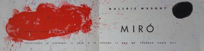 Joan Miro - Peintures Murales 1961, lithographie originale 2