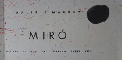 Joan Miro - Peintures Murales 1961, lithographie originale 2