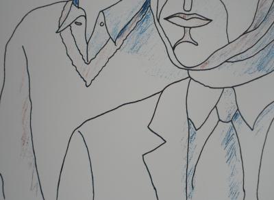 Jean MARAIS - Jean Cocteau et moi - Lithographie signée 2