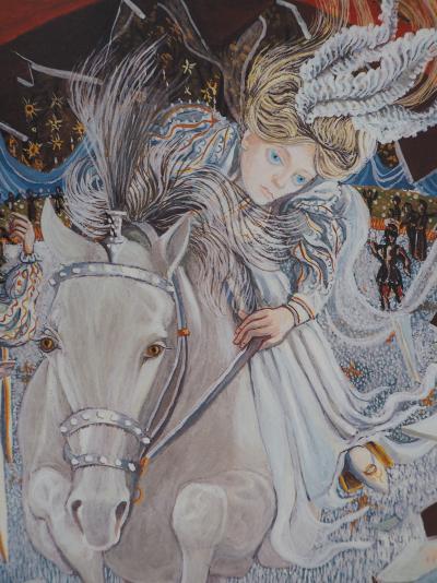 Jean MARAIS : La chevalière - Quadrichromie signée 2