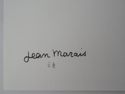 Jean MARAIS - La femme fleurs - Lithographie signée 2