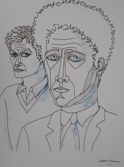 Jean MARAIS - Jean Cocteau et moi - Lithographie signée 2
