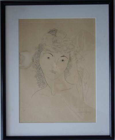 Man Ray : Anna : Fleur de lumière, Gravure originale signée 2