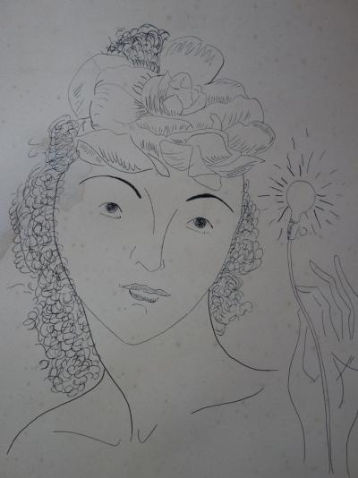 Man Ray : Anna : Fleur de lumière, Gravure originale signée 2