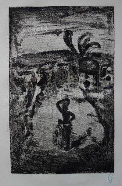 Georges ROUAULT - La cueillette des fruits, Gravure originale signée 2