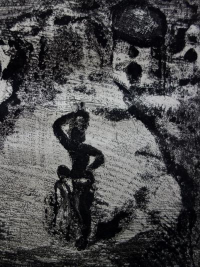Georges ROUAULT - La cueillette des fruits, Gravure originale signée 2