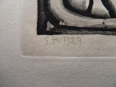 Georges Rouault : Deux profils féminins - Gravure originale signée 2