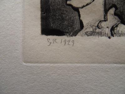 Georges Rouault : Femme au grand chapeau - Gravure originale signée 2