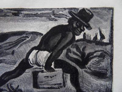 Georges Rouault : A pas de géant - Gravure originale signée 2