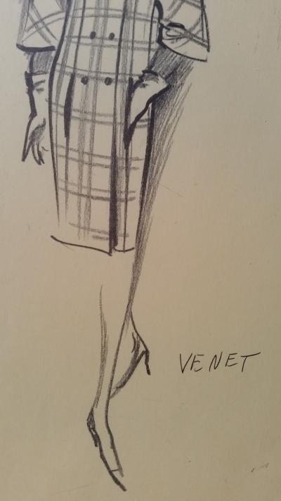 Philippe Venet - Croquis veste et robe 2