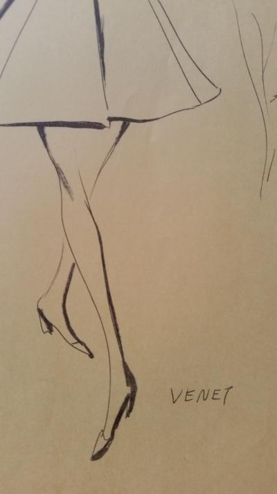 Philippe Venet - Croquis veste et capuche 2