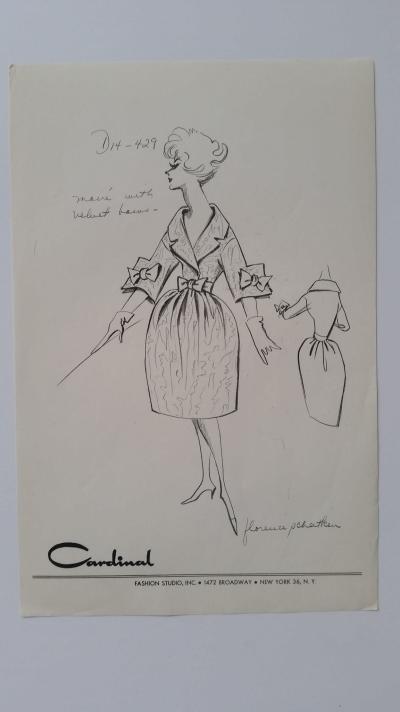 Florence Schatken - Croquis robe 2