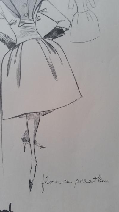 Florence Schatken - Croquis robe 2