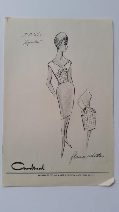 Florence Schatken - Croquis robe 2