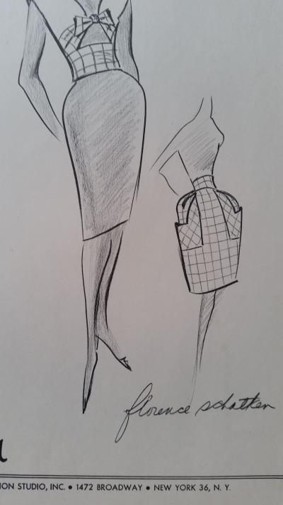 Florence Schatken - Croquis robe 2