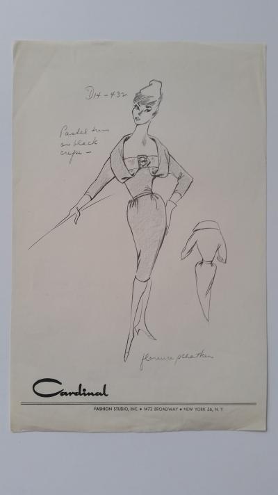 Florence Schatken - Croquis robe 2