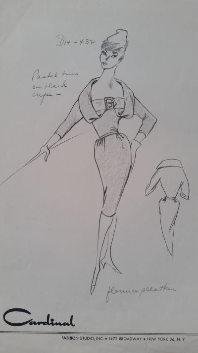 Florence Schatken - Croquis robe 2