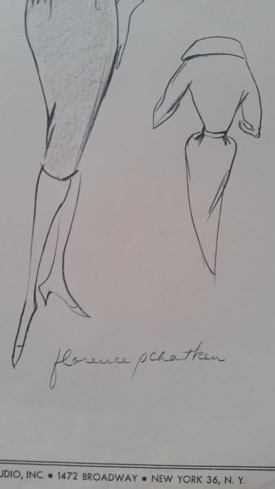 Florence Schatken - Croquis robe 2