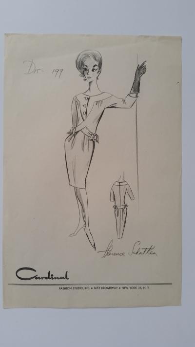 Florence Schatken - Croquis robe 2