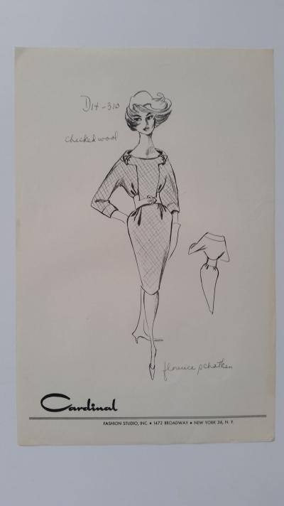 Florence Schatken - Croquis robe 2
