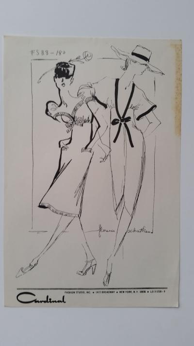 Florence Schatken - Croquis robe 2