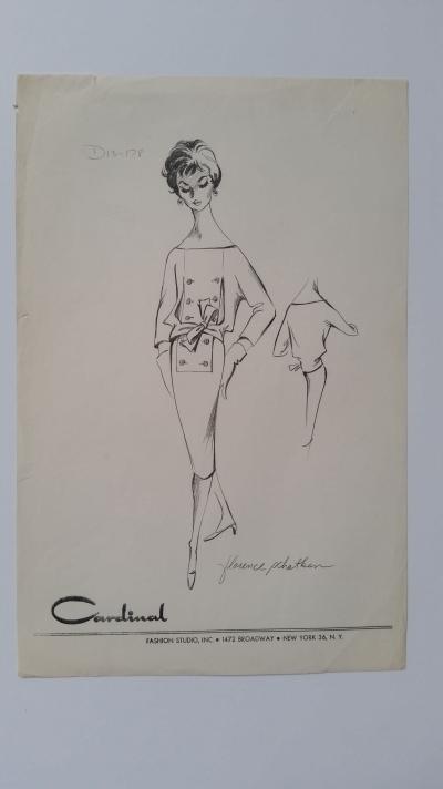 Florence Schatken - Croquis robe 2