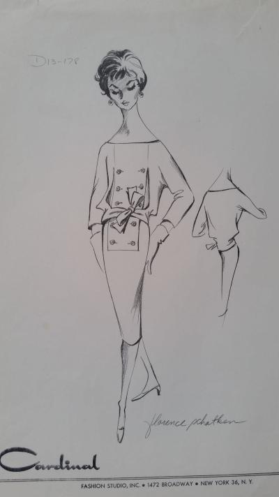 Florence Schatken - Croquis robe 2