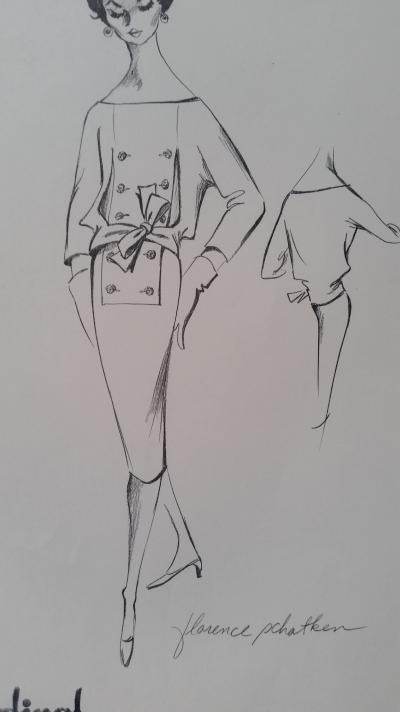 Florence Schatken - Croquis robe 2