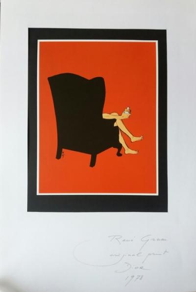 René Gruau(d'après) - Dior - Eau Sauvage 2