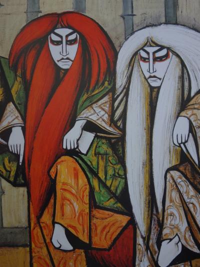 Bernard BUFFET : Kabuki - Affiche originale signée au stylo 2