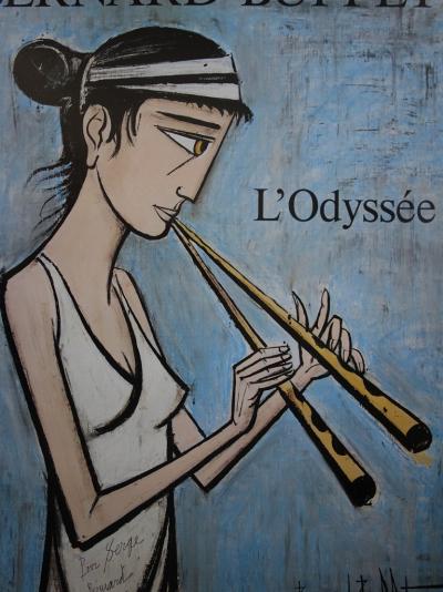 Bernard BUFFET : L’Odyssée - Affiche originale signée au stylo 2