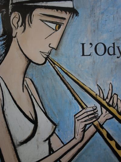 Bernard BUFFET : L’Odyssée - Affiche originale signée au stylo 2