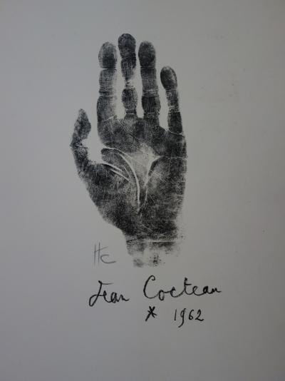 Jean COCTEAU: Main de l’artiste, Lithographie originale signée (vers 1962) 2