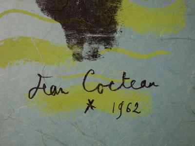 Jean COCTEAU: Main de l’artiste, Lithographie originale signée (vers 1962) 2