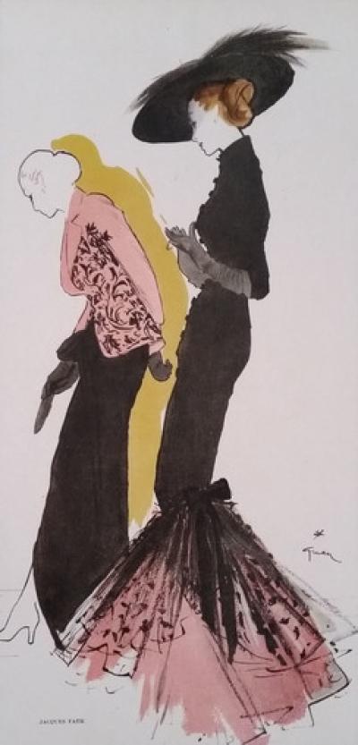 René Gruau - Dior - Illustration pour la maison de haute couture Jaques Fath 2