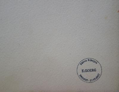 Edouard GOERG - Paysage fantastique - Dessin original signé 2