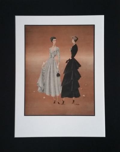André BARLIER (d’après) - Illustration pour la maison de haute couture Nina Ricci 2