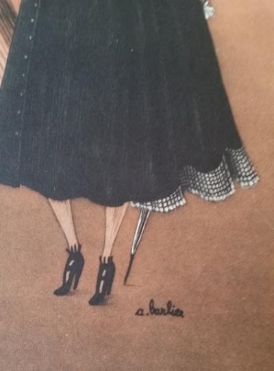 André BARLIER (d’après) - Illustration pour les maisons de haute couture Jean Patou et Nina Ricci 2