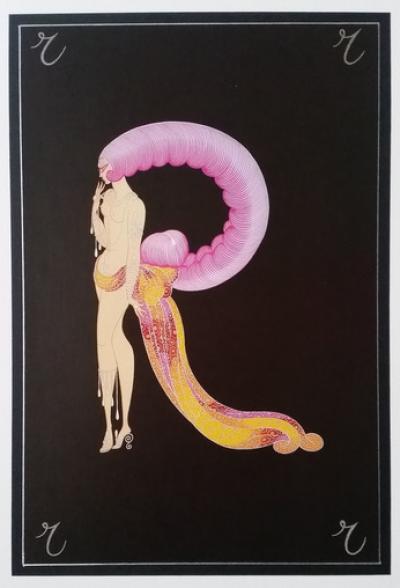 Roman DE TIRTOFF (dit Erté)- Lettre R, 1920, Gravure 2