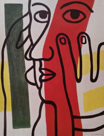 Fernand Léger - Portrait de Paul Eluard 1947 du peintre Fernand Léger 2