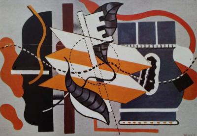 Fernand LEGER (d’après) - Nature morte au pointillé, 1928, Lithographie 2