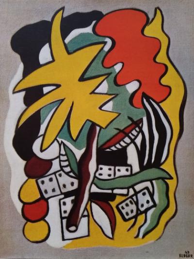 Fernand LÉGER ( d’après ) - Composition aux dominos, 1947, Lithographie 2