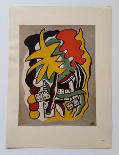 Fernand LÉGER ( d’après ) - Composition aux dominos, 1947, Lithographie 2